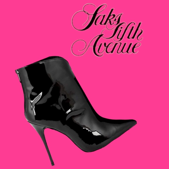 Sasks Fifth Avenue leather booties - Picture 1 of 4